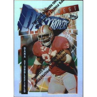 1996 Finest Refractors #37 Dana Stubblefield S