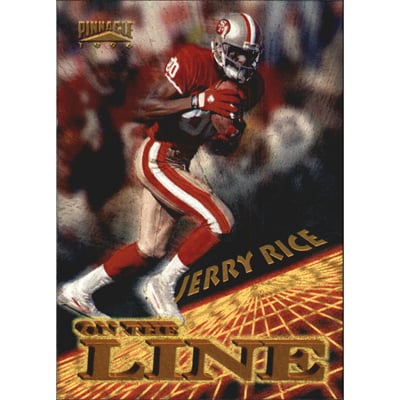 1996 Pinnacle On The Line #6 Jerry Rice