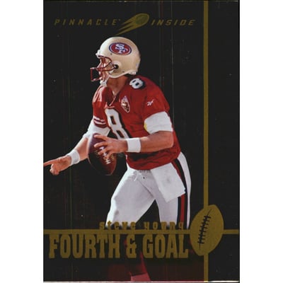 1997 Pinnacle Inside Fourth and Goal #5 Steve Young