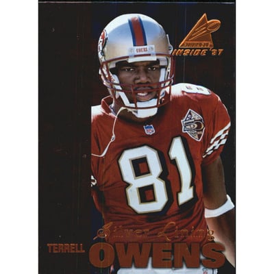1997 Pinnacle Inside Silver Lining #18 Terrell Owens