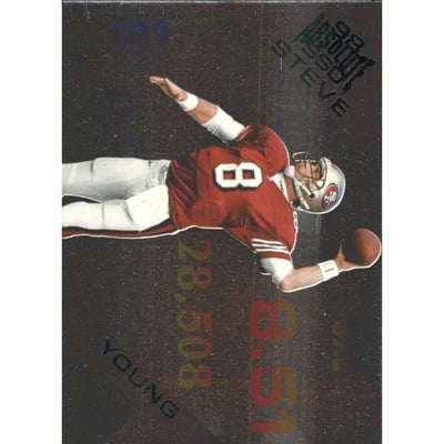 1998 Absolute Statistically Speaking #8 Steve Young