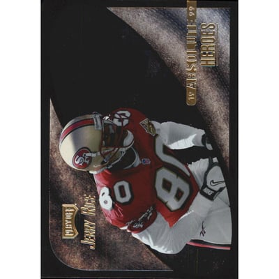 1999 Absolute SSD Heroes Jumbos #HE24 Jerry Rice