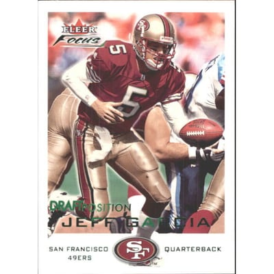 2000 Fleer Focus Draft Position #53 Jeff Garcia/99