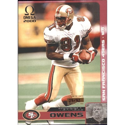 2000 Pacific Omega Premiere Date #125 Terrell Owens