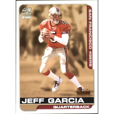 2000 Paramount HoloSilver #210 Jeff Garcia
