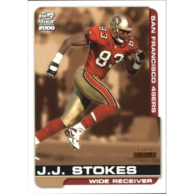 2000 Paramount HoloSilver #215 J.J. Stokes