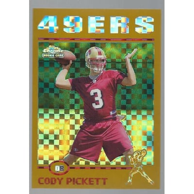 2004 Topps Chrome Gold Xfractors #208 Cody Pickett