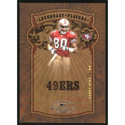 2005 Donruss Classics Legendary Players Silver #13 Jerry Rice