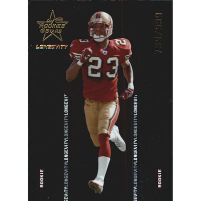 2005 Leaf Rookies and Stars Longevity Parallel #180 Derrick Johnson CB