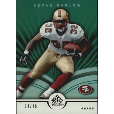2005 Reflections Green #83 Kevan Barlow
