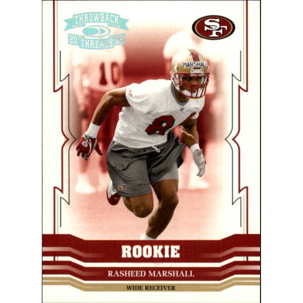 2005 Throwback Threads Silver Holofoil #182 Rasheed Marshall