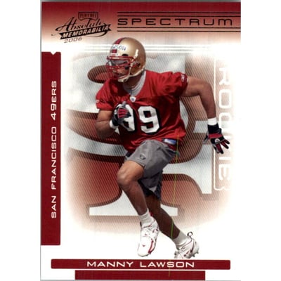 2006 Absolute Memorabilia Spectrum Silver Retail #188 Manny Lawson