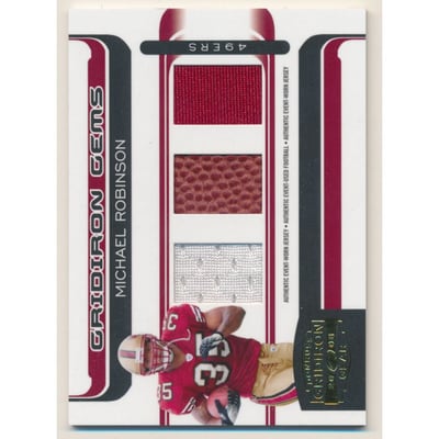 2006 Donruss Gridiron Gear Rookie Jerseys Trios #220 Michael Robinson