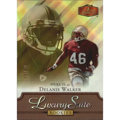 2006 Flair Showcase Gold #132 Delanie Walker