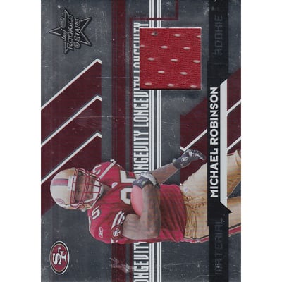 2006 Leaf Rookies and Stars Longevity Silver Parallel #264 Michael Robinson JSY