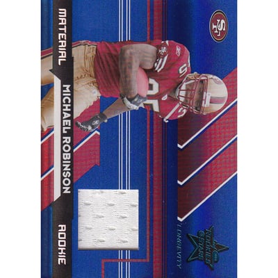 2006 Leaf Rookies and Stars Longevity Target Sapphire Parallel #264 Michael Robinson JSY