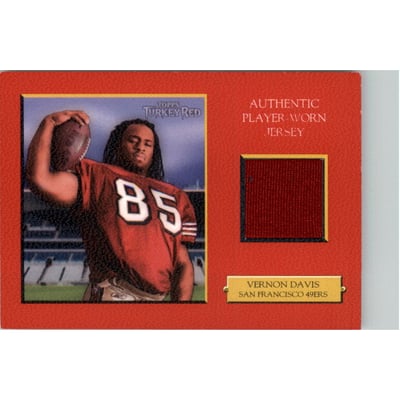 2006 Topps Turkey Red Relics Red #VD Vernon Davis
