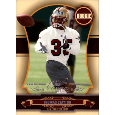2007 Donruss Classics Timeless Tributes Bronze #252 Thomas Clayton