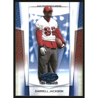 2007 Leaf Certified Materials Mirror Blue #69 Darrell Jackson