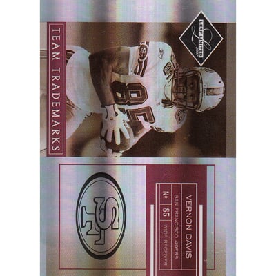 2007 Leaf Limited Team Trademarks Holofoil #5 Vernon Davis