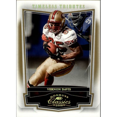 2008 Donruss Classics Timeless Tributes Gold #84 Vernon Davis