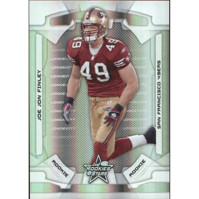2008 Leaf Rookies and Stars Longevity Parallel Silver Holofoil #139 Joe Jon Finley