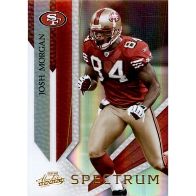 2009 Absolute Memorabilia Spectrum Gold #84 Josh Morgan