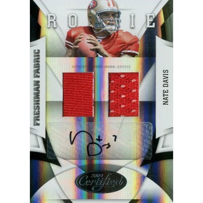 2009 Certified #254 Nate Davis JSY AU/249 RC