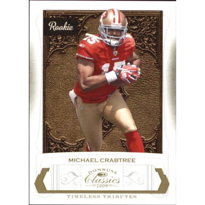 2009 Donruss Classics Timeless Tributes Gold #221 Michael Crabtree