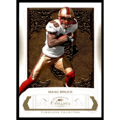 2009 Donruss Classics Timeless Tributes Gold #84 Isaac Bruce