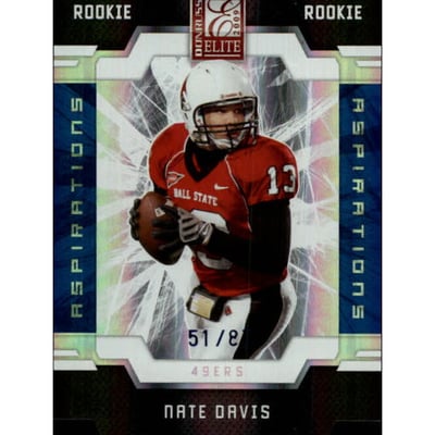 2009 Donruss Elite Aspirations #173 Nate Davis/87
