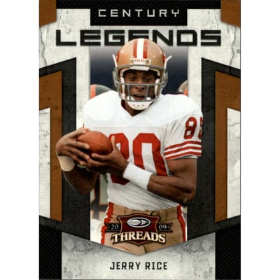 2009 Donruss Threads Century Legends #6 Jerry Rice