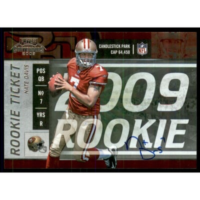 2009 Playoff Contenders #133 Nate Davis AU RC