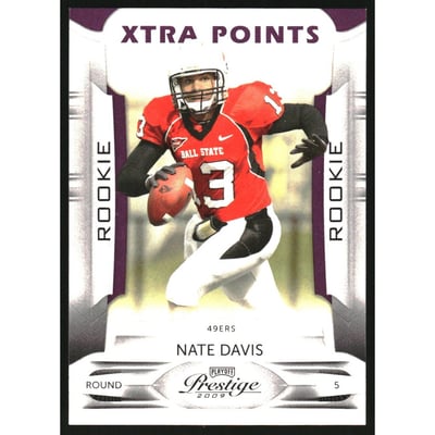 2009 Playoff Prestige Xtra Points Purple #181 Nate Davis