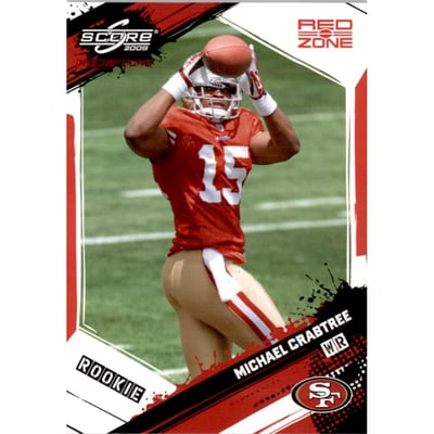 2009 Score Inscriptions Red Zone #372 Michael Crabtree