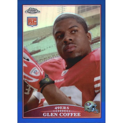 2009 Topps Chrome Blue Refractors #TC152 Glen Coffee