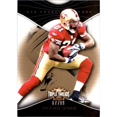 2009 Topps Triple Threads Gold #42 Frank Gore