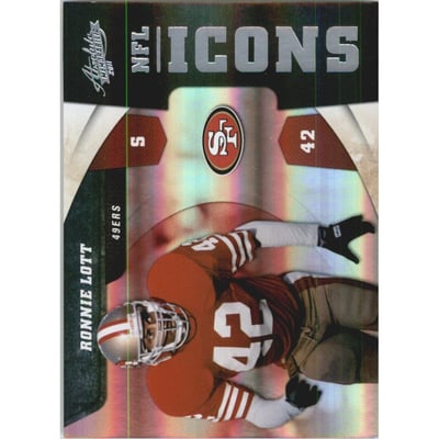 2011 Absolute Memorabilia NFL Icons Spectrum #7 Ronnie Lott