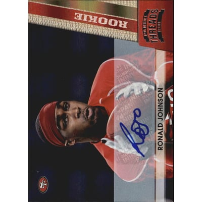 2011 Panini Threads Autographs Silver #234 Ronald Johnson