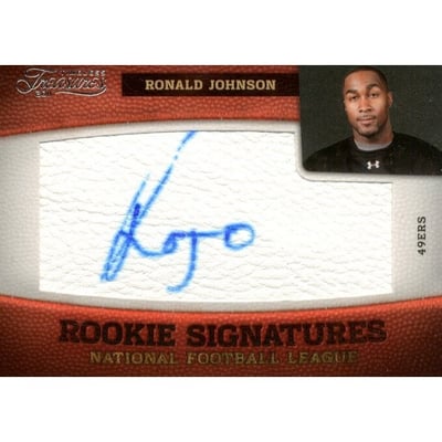 2011 Timeless Treasures #200 Ronald Johnson AU/299 RC