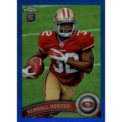 2011 Topps Chrome Blue Refractors #62 Kendall Hunter
