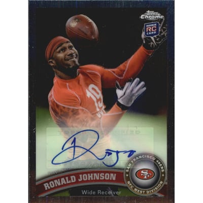 2011 Topps Chrome Rookie Autographs #204 Ronald Johnson C