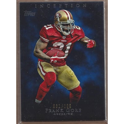 2011 Topps Inception Blue #93 Frank Gore
