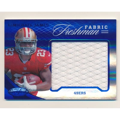 2012 Certified Mirror Blue Materials #338 LaMichael James/49