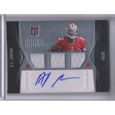 2012 Momentum #109 A.J. Jenkins JSY AU/499 RC