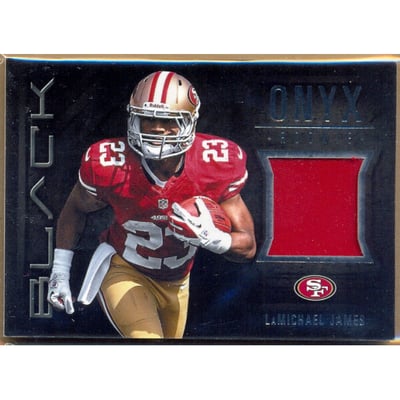 2012 Panini Black Onyx Rookie Materials Prime #19 LaMichael James