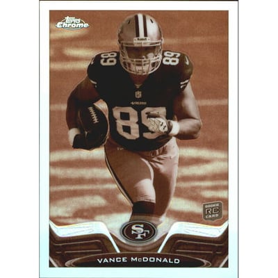 2013 Topps Chrome Sepia Refractors #188 Vance McDonald