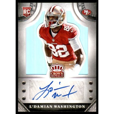 2014 Crown Royale Rookie Signatures #SLW L'Damian Washington/99