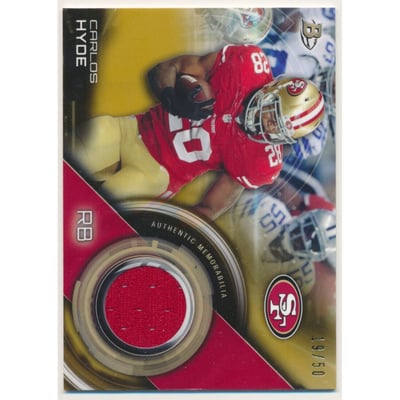 2015 Bowman Relics Gold #BRCH Carlos Hyde