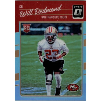 2016 Donruss Optic Carolina Blue #147 Will Redmond